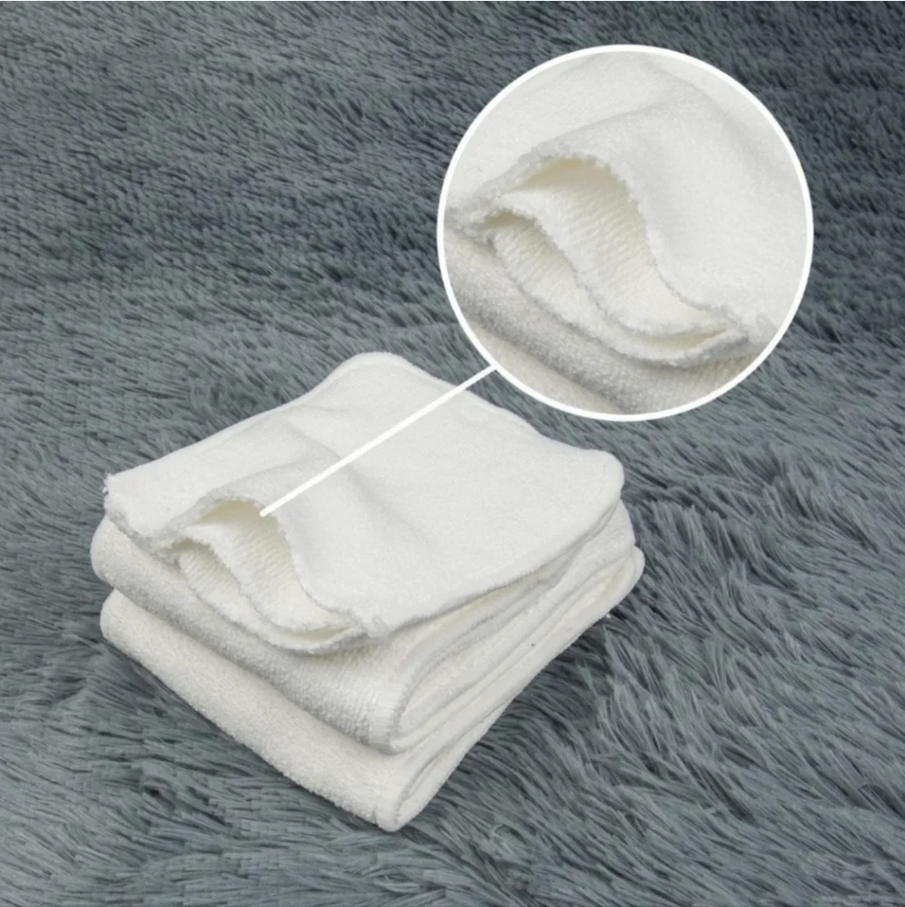 BRAND NEW- ALVABABY Color Snaps adjustable baby cloth diapers 5pc, 10pc inserts - Picture 7 of 8